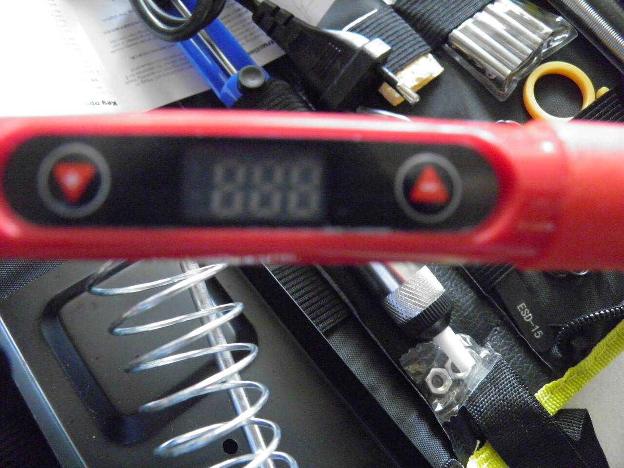 Электро паяльник керамический с термо регулятором в наборе новый в Москве фото 3 Бытовая электроника Москва