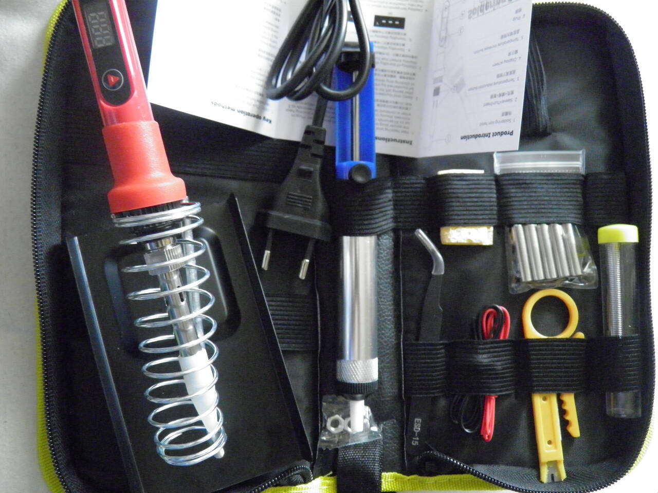 Электро паяльник керамический с термо регулятором в наборе новый в Москве фото 6 Бытовая электроника Москва