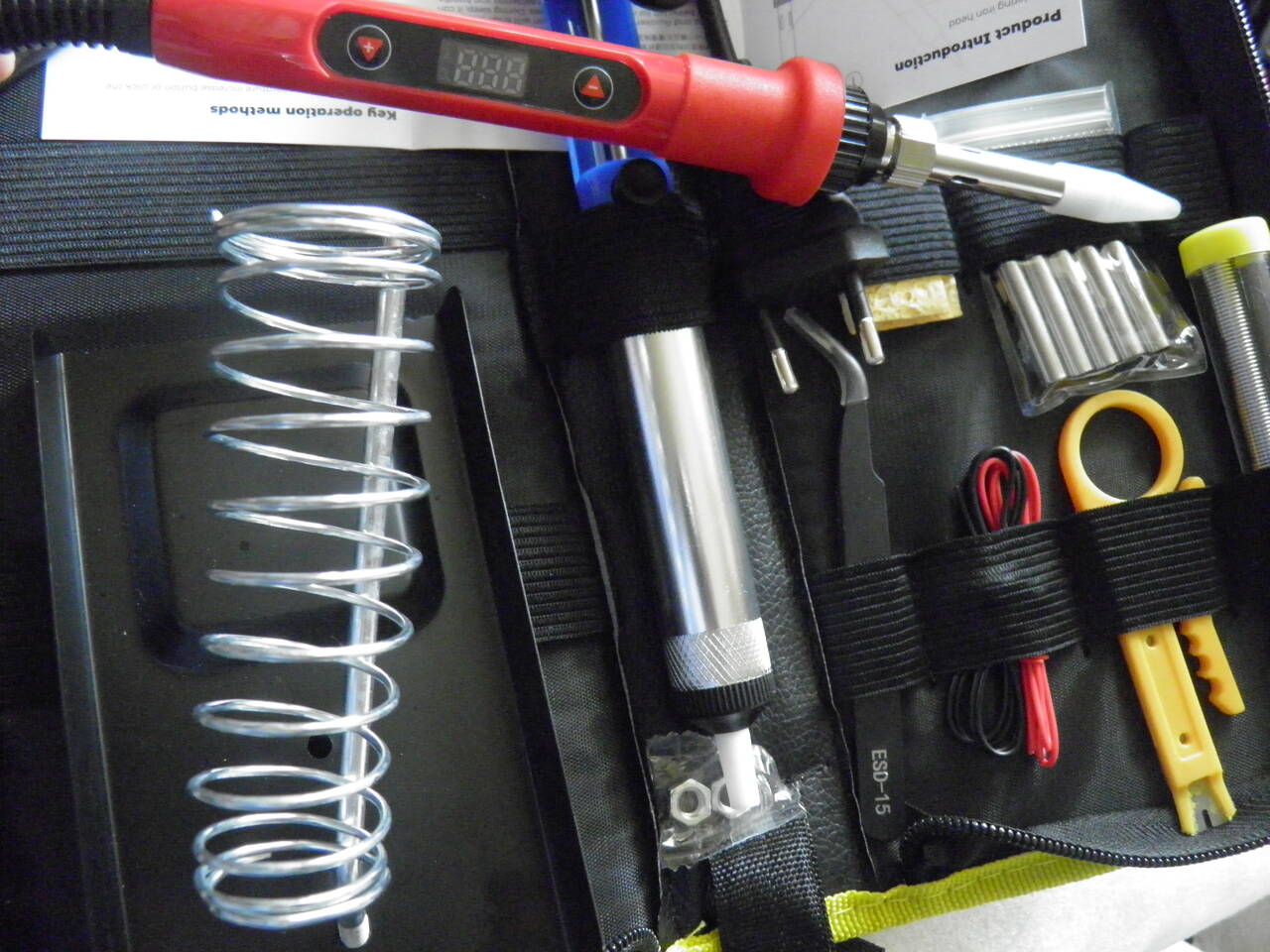 Электро паяльник керамический с термо регулятором в наборе новый в Москве фото 4 Бытовая электроника Москва