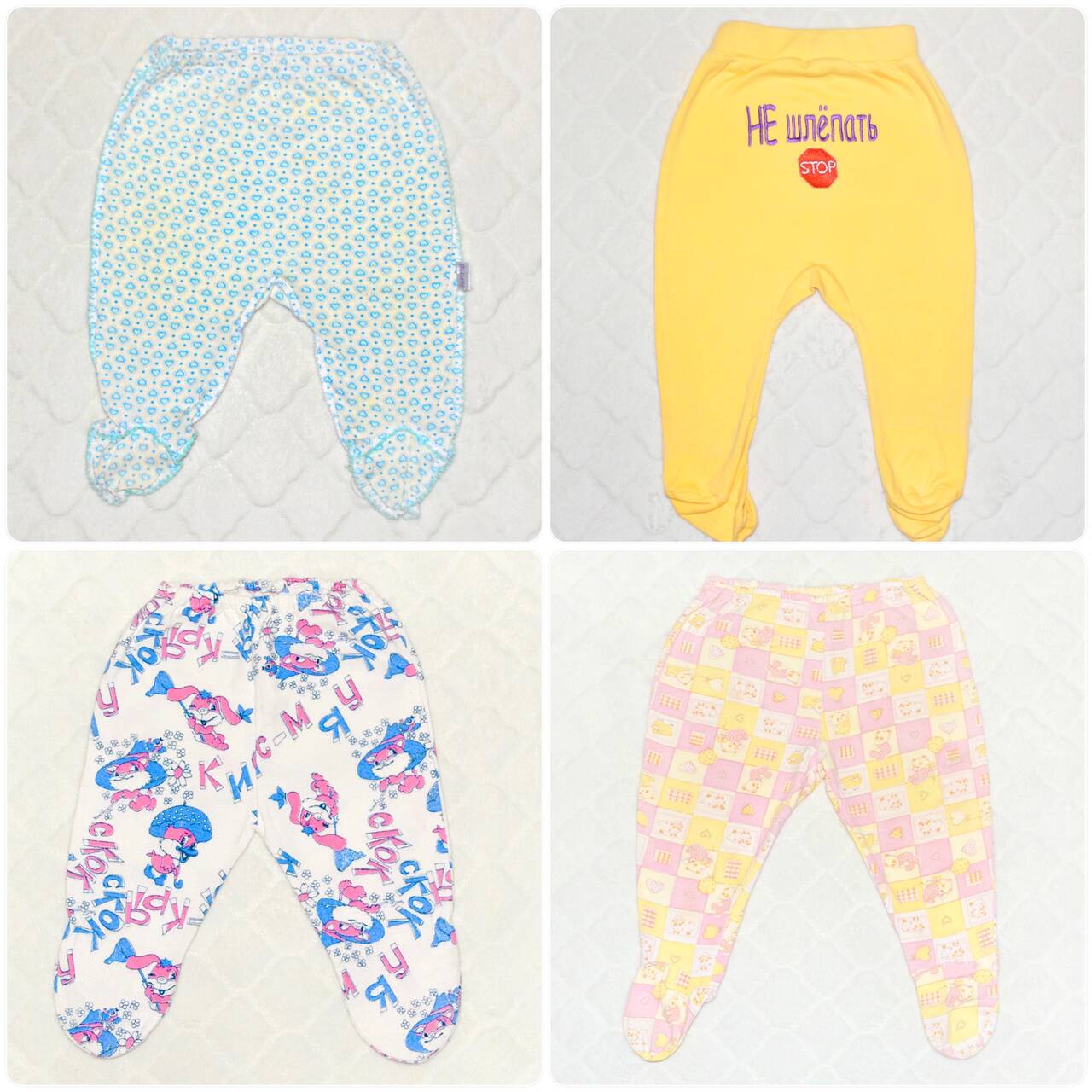 Ползунки с закрытыми ножками для новорождённых, РАЗНЫЕ размеры в Санкт-Петербурге фото 1 Личные вещи Санкт-Петербург