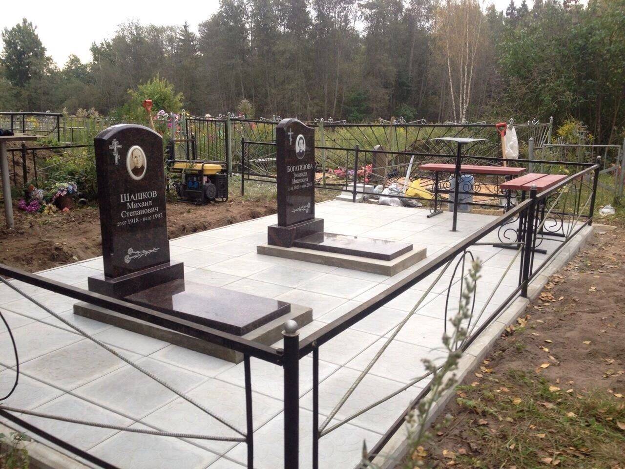 Благоустройство мест захоронений в Луге фото 3 Услуги Луга