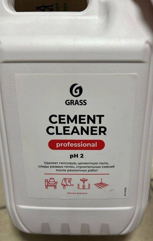 Средство для уборки после строите grass cement