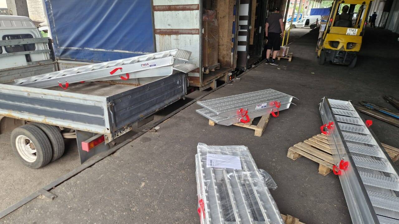 Сходни алюминиевые от производителя  в Адыгейске фото 2 Транспорт Адыгейск