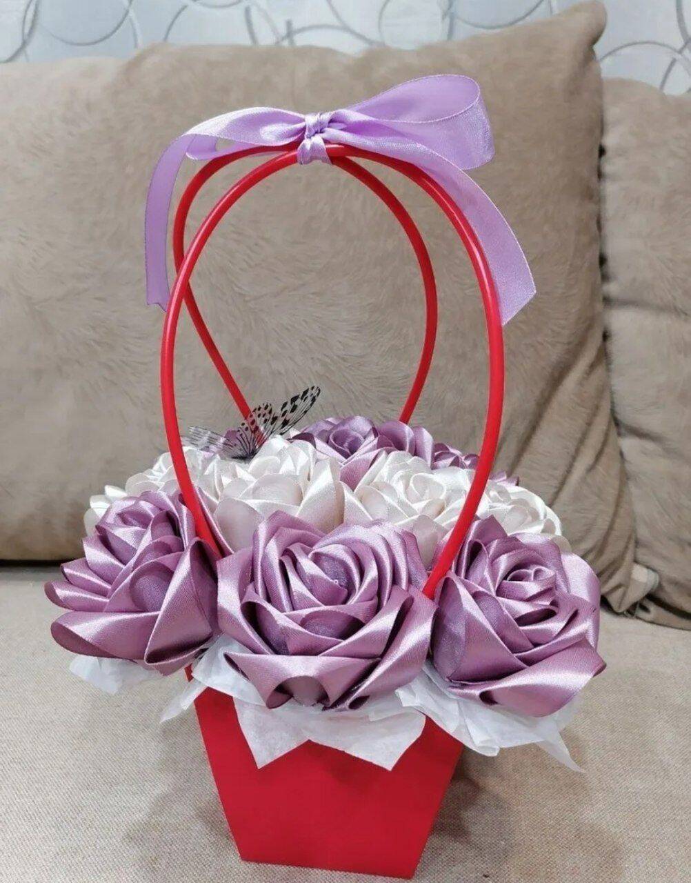 Букеты из атластных лент  в Екатеринбурге фото 3 Личные вещи Екатеринбург