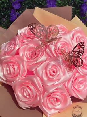 Букеты из атластных лент  в Екатеринбурге фото 5 Личные вещи Екатеринбург