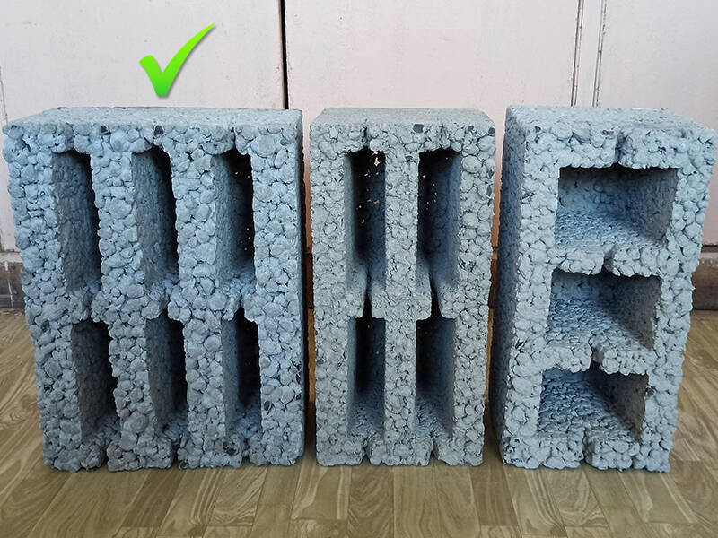 Керамзитобетонный блок (крупноформатный)