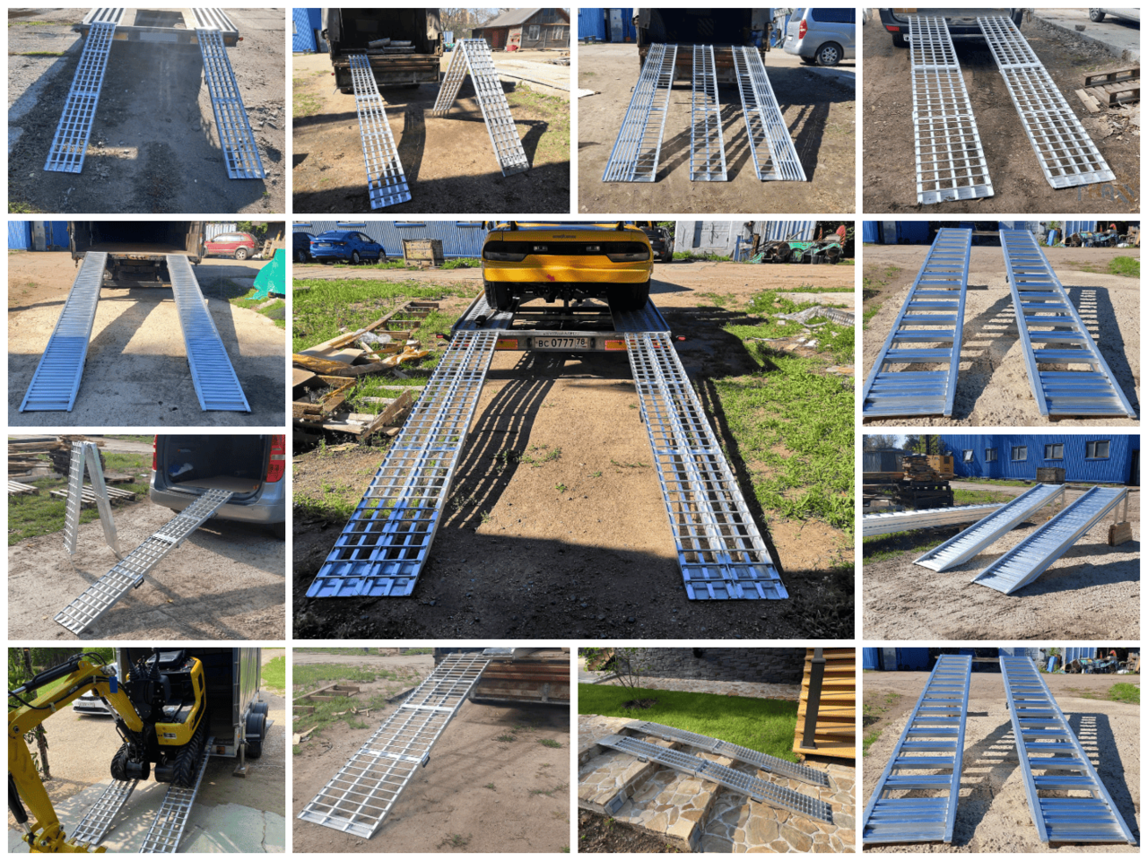 Аппарели, сходни для техник до 5 тонн на пару