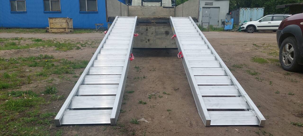 Производство трапов сходней алюминиевых аппарелей  