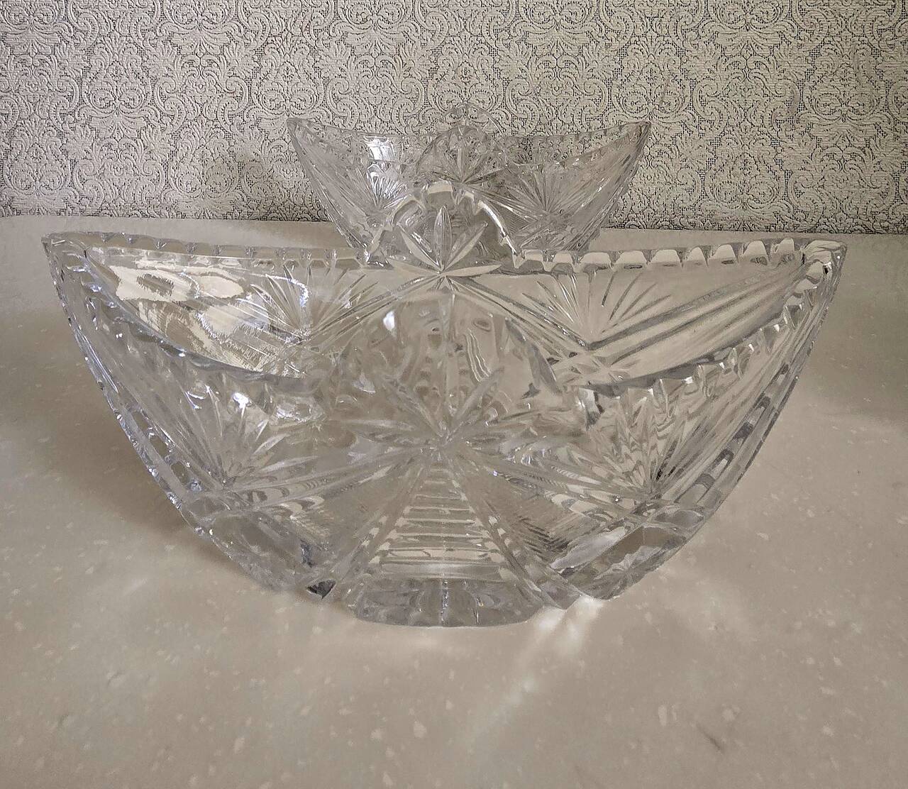 Лодочки хрусталь СССР Лодочки хрусталь СССР