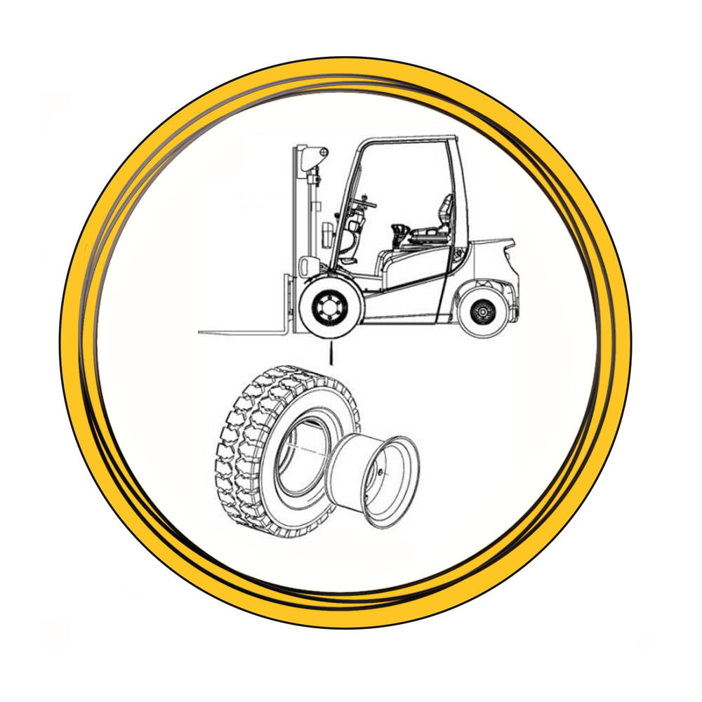 Шины для вилочных погрузчиков и спецтехники в Азове фото 2 Транспорт Азов