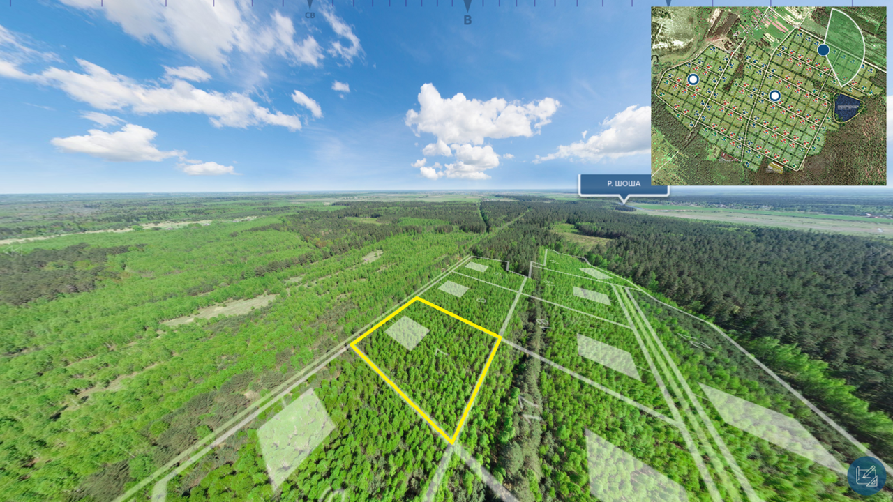 Бартер на 2-а участка по 1-му га, граничат друг с другом № 7; № 8. в Твери фото 2 Недвижимость Тверь