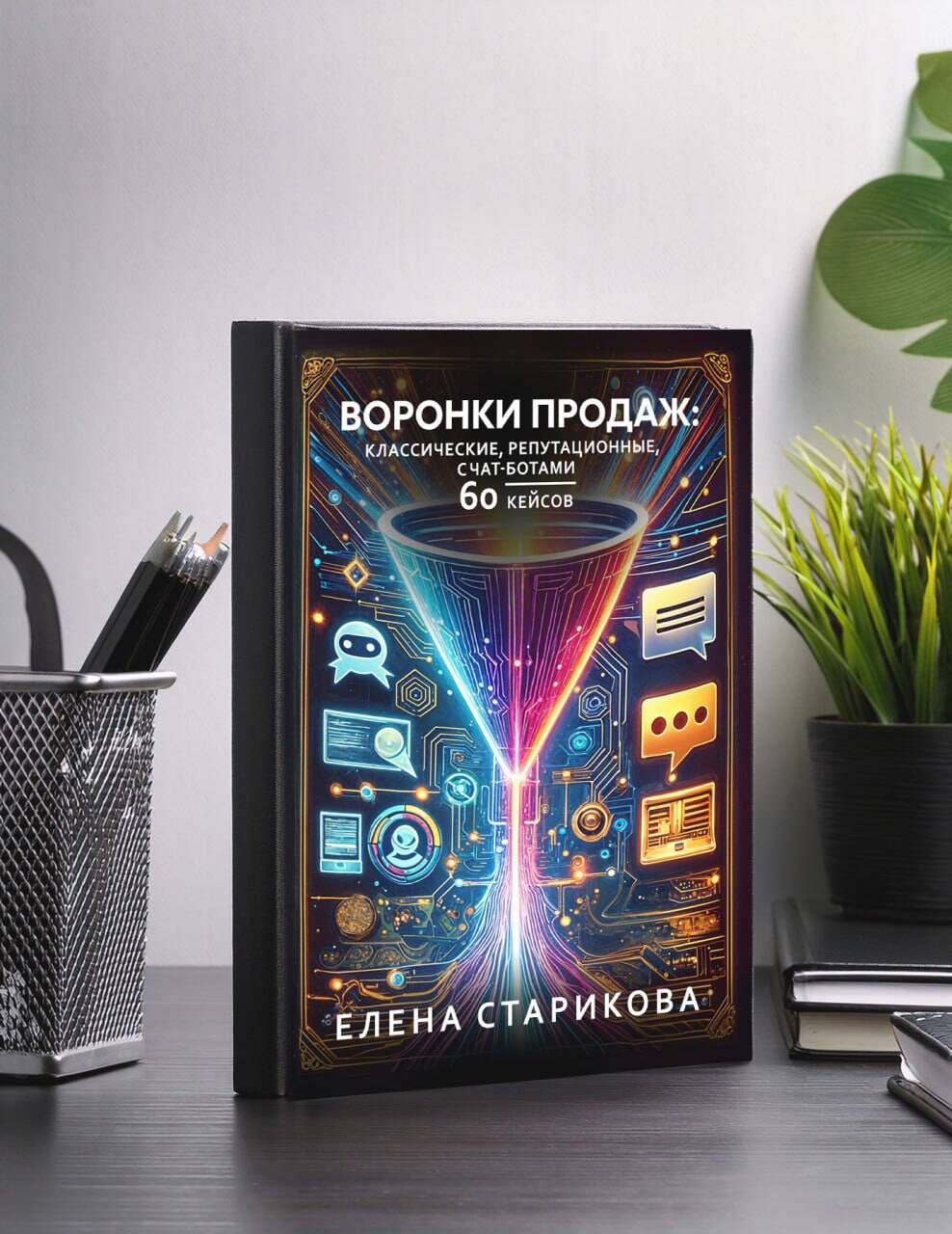 Книга: Воронки продаж: классические, репутационные, с чат-ботами. 60 кейсов. Старикова Е. И.: 2025. 264 стр.