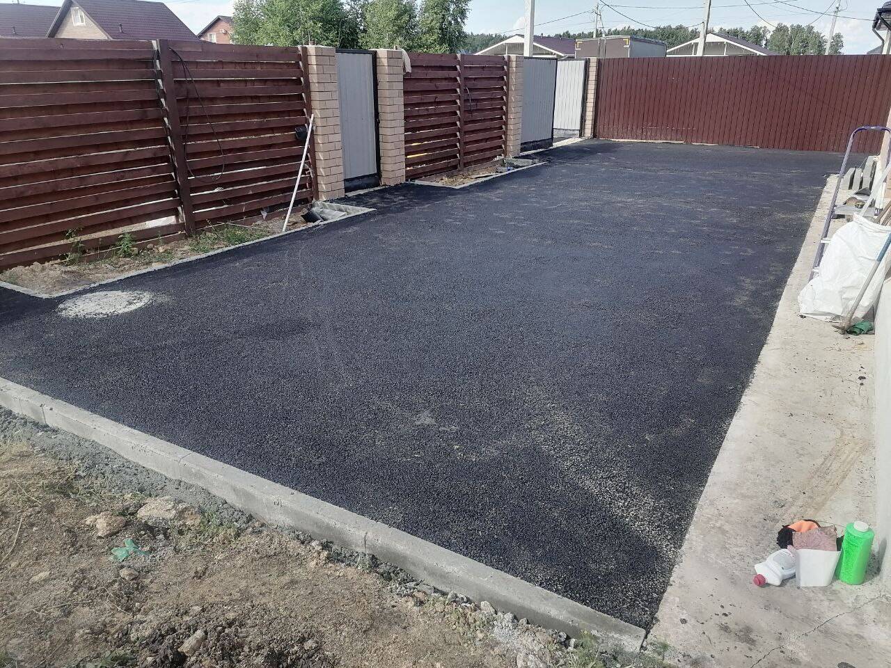 Асфальтирование и благоустройство территории