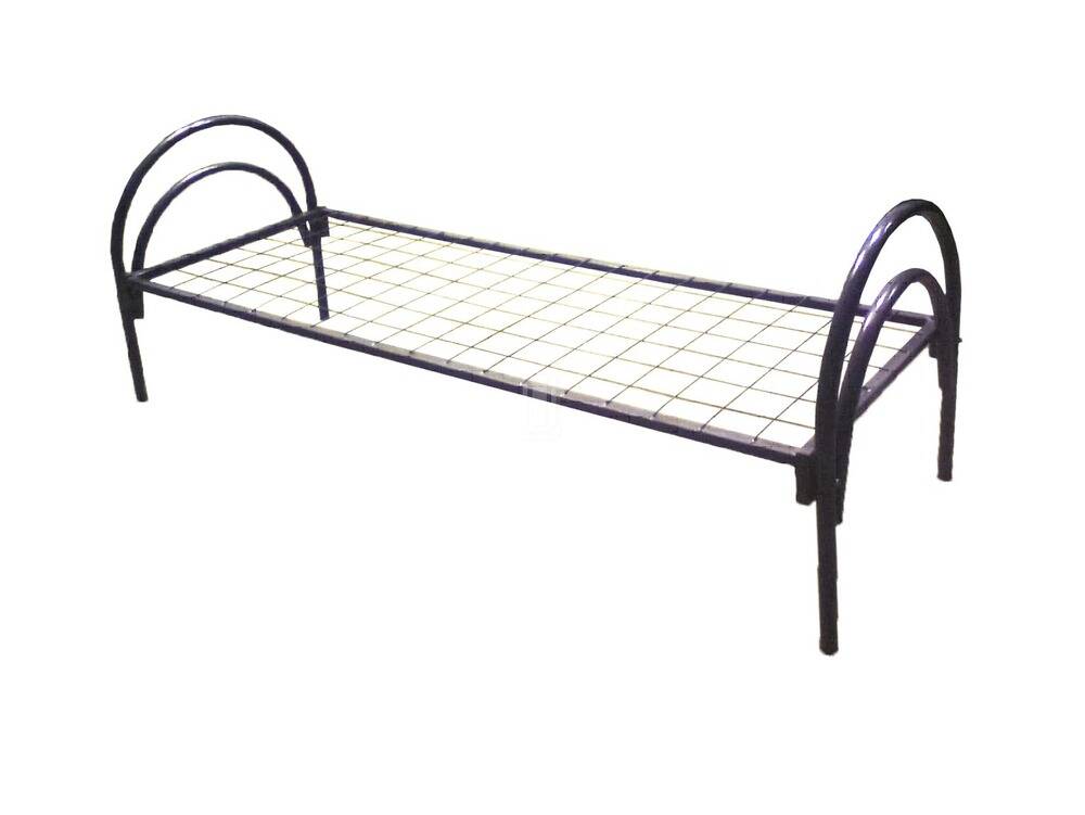 С доставкой по стране односпальные кровати металлические