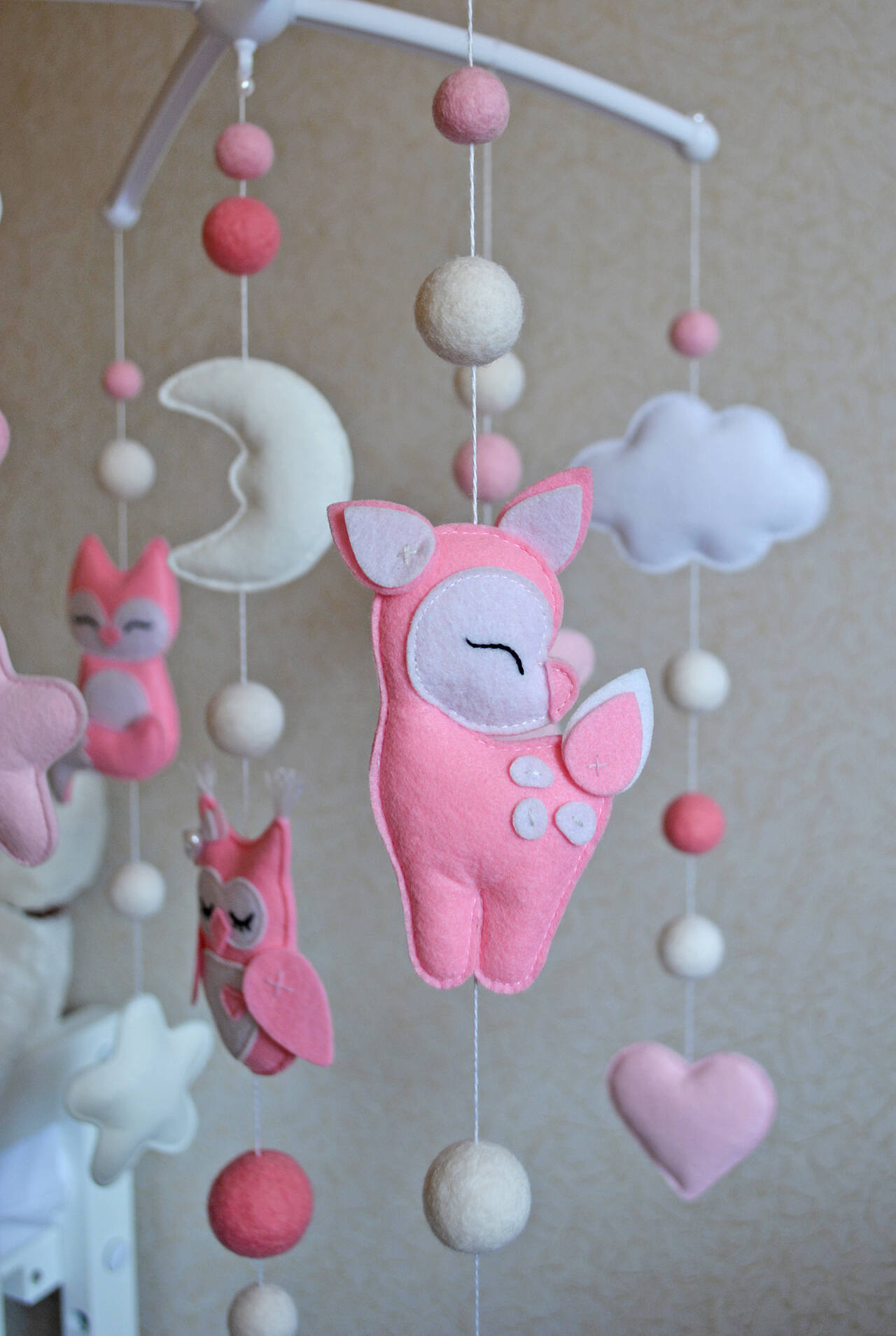 Детский мобиль из фетра для девочки (ручн. работа) + подарок🎁 в Санкт-Петербурге фото 6 Личные вещи Санкт-Петербург