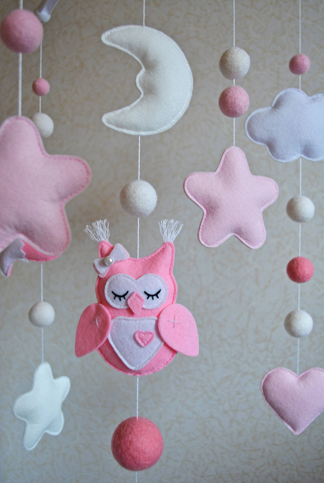 Детский мобиль из фетра для девочки (ручн. работа) + подарок🎁 в Санкт-Петербурге фото 3 Личные вещи Санкт-Петербург