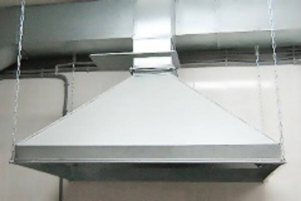 Вытяжные зонты из нержавеющей стали с жироуловител