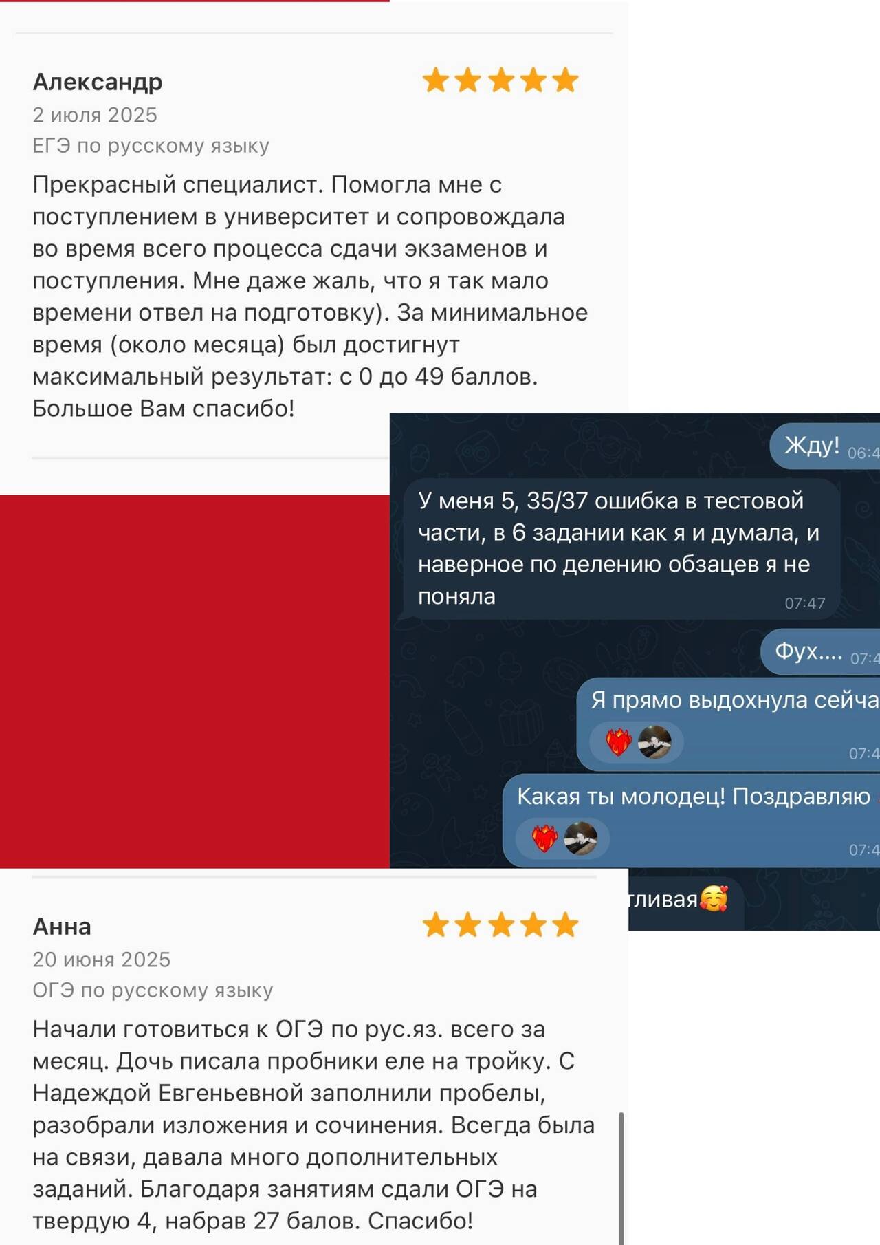 Репетитор по русскому языку (ОГЭ/ЕГЭ)