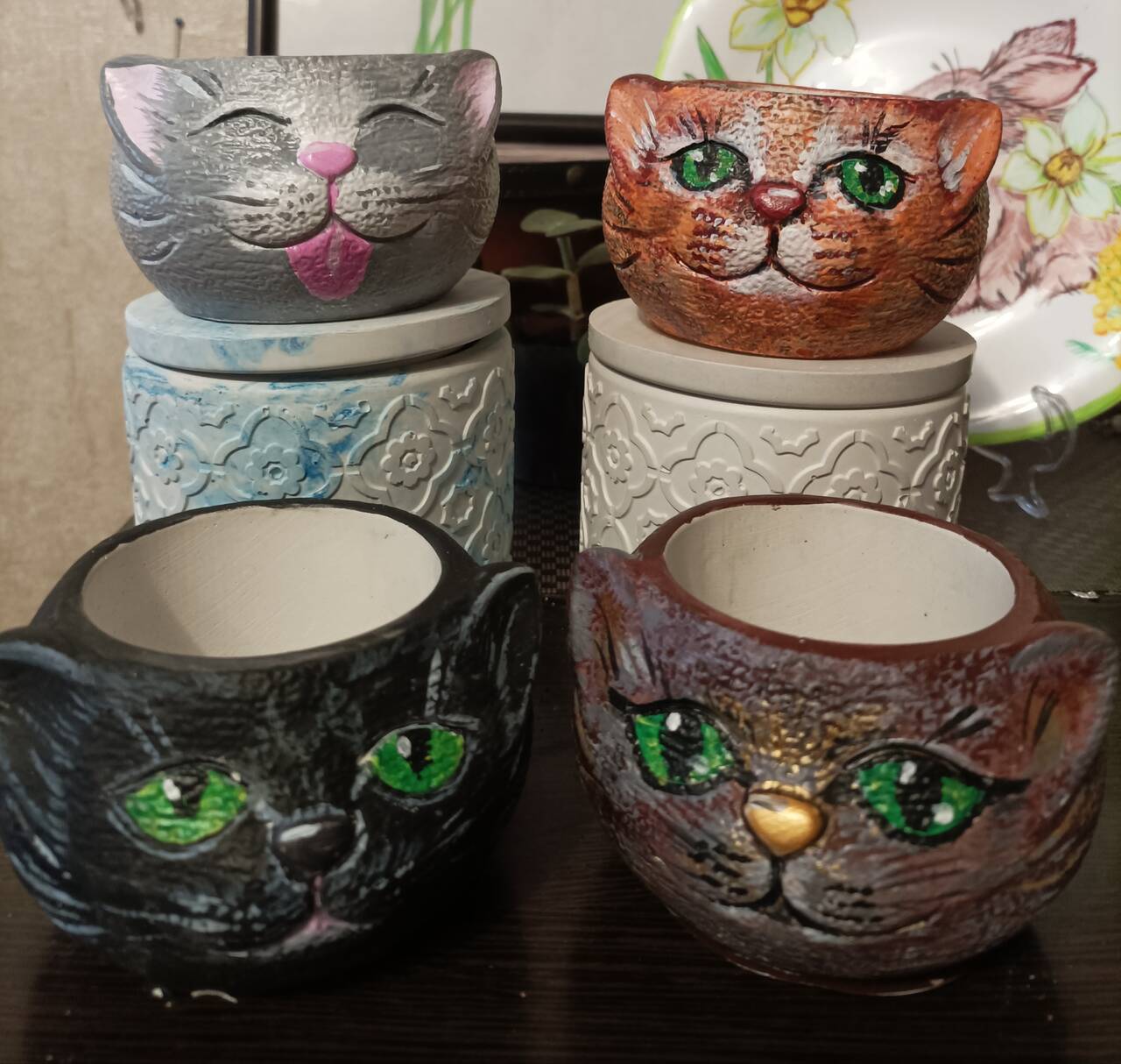 Горшочки под суккуленты и кактусы  в Москве фото 3 Для дома и дачи Москва