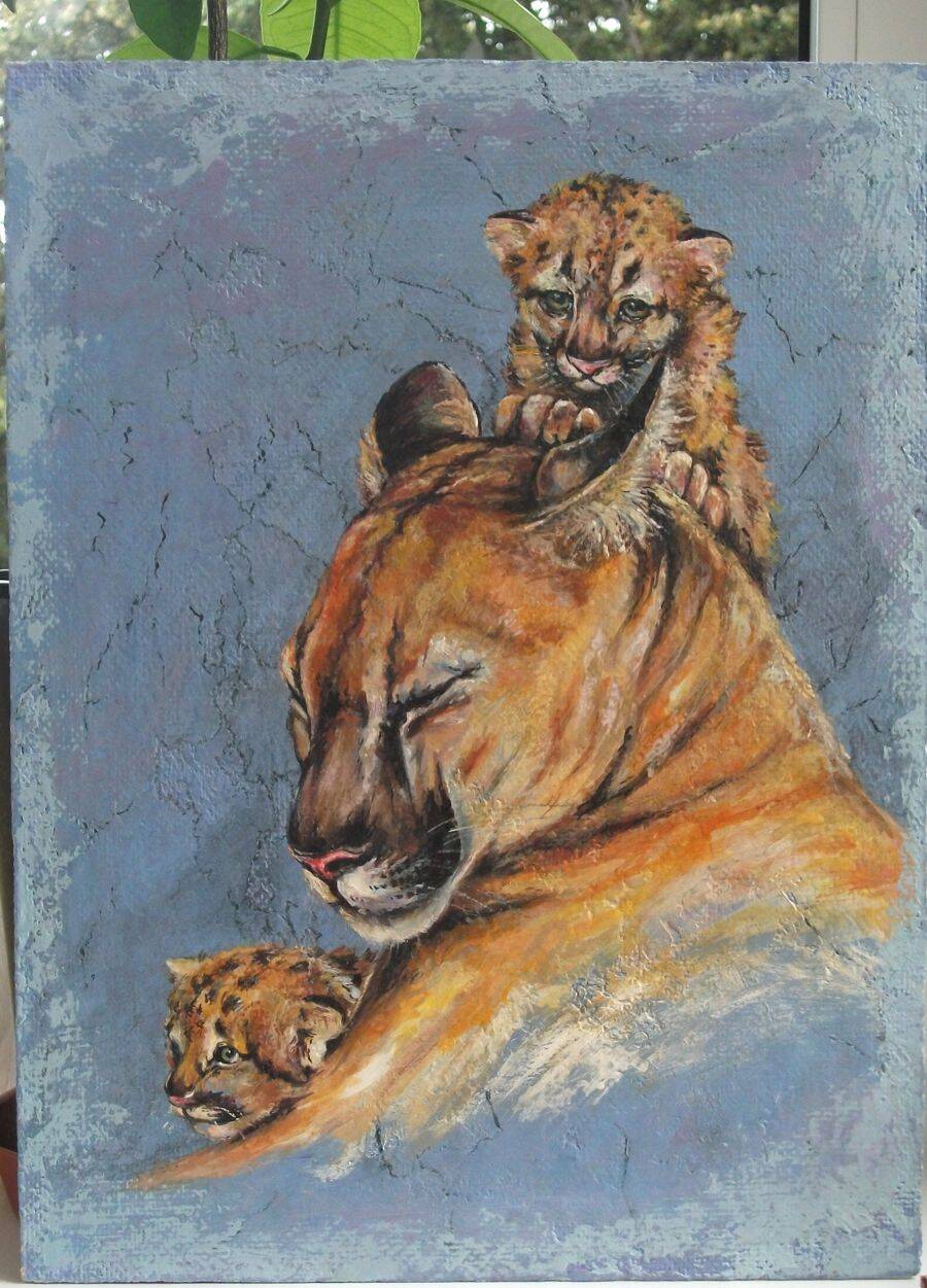 картины "дикие кошки" в Новочебоксарске фото 2 Для дома и дачи Новочебоксарск