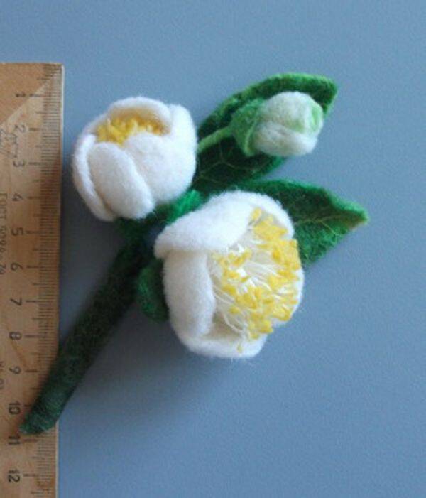 брошь - камелия в Новочебоксарске фото 3 Личные вещи Новочебоксарск