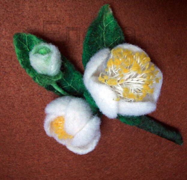 брошь - камелия в Новочебоксарске фото 4 Личные вещи Новочебоксарск