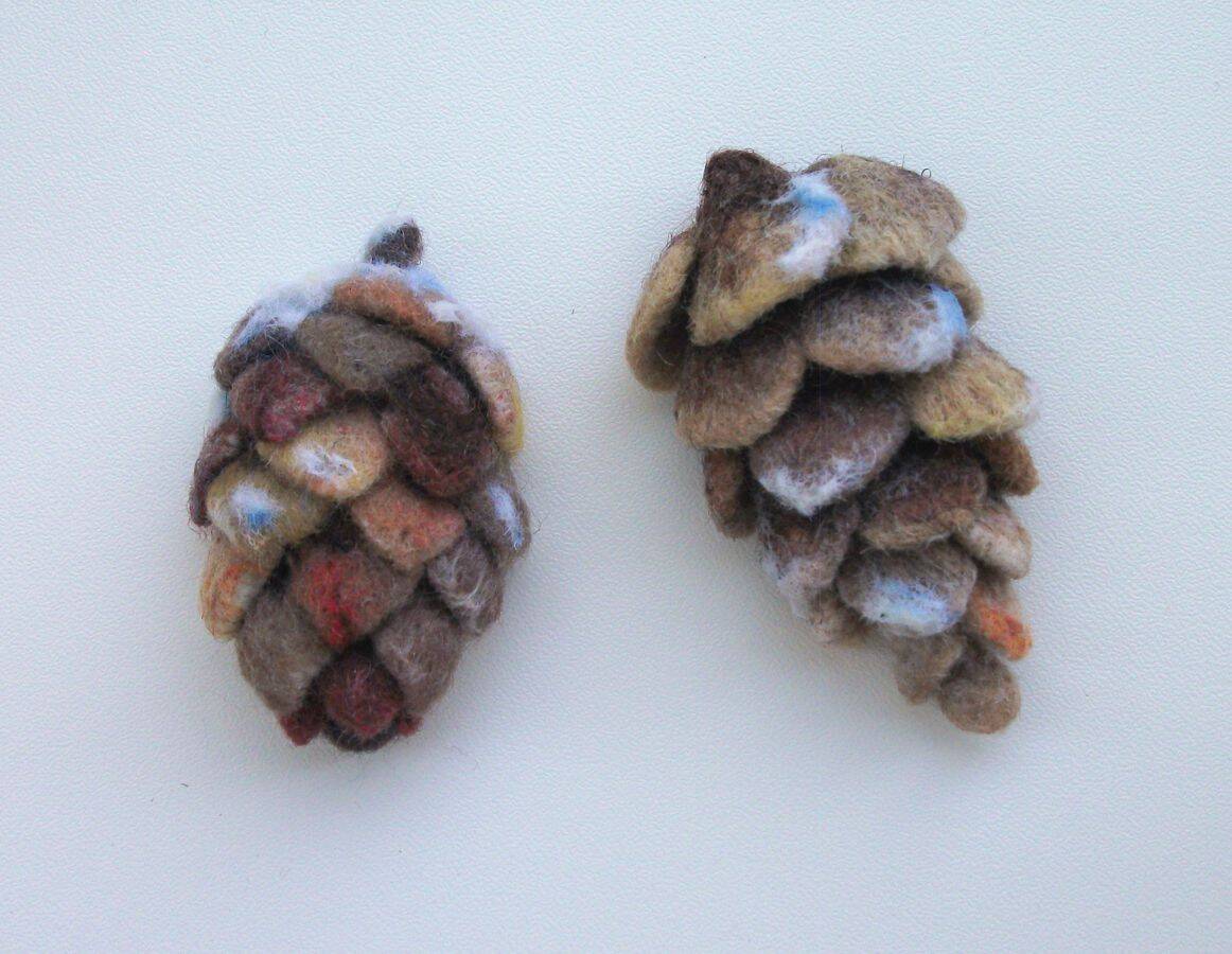 брошь - шишка брошь - шишка