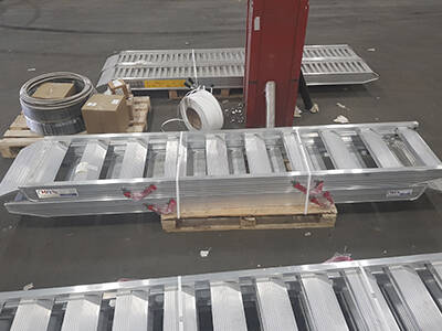 Аппарели алюминиевые 3500 мм до 5 тонн  в Курске фото 4 Транспорт Курск