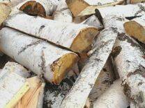 Дрова берёза колотая навалом с доставкой от 3м3