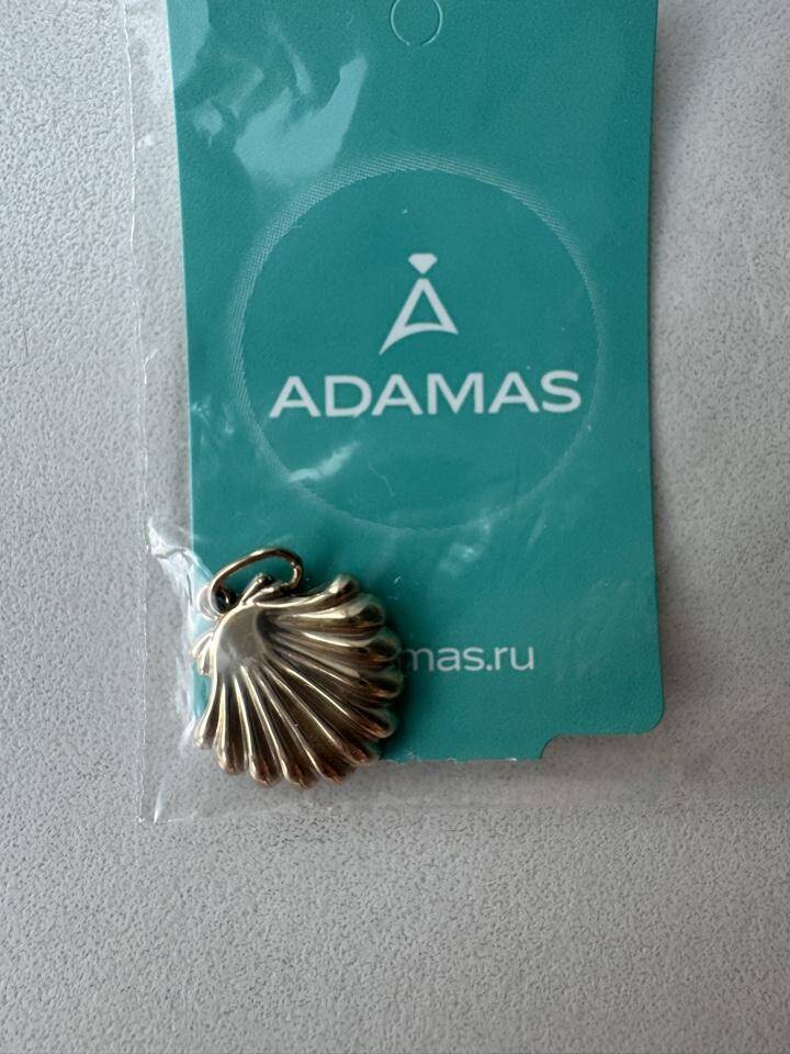 Кулон подвеска ракушка Адамас серебро позолота украшение серебряный украшения бижутерия амулет талисман морская тема в Москве фото 5 Личные вещи Москва