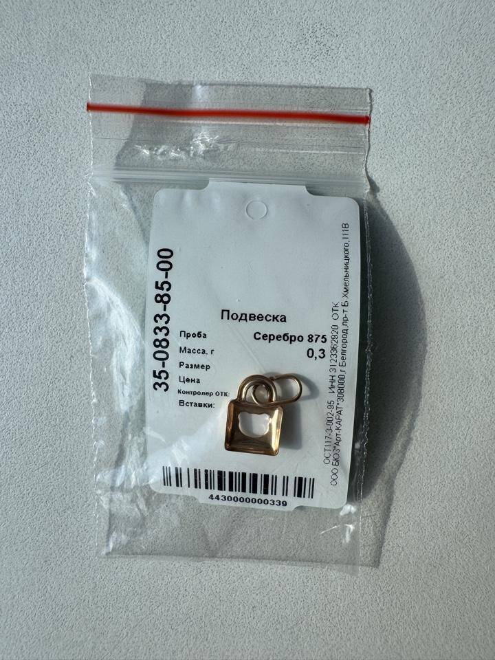 Кулон подвеска Адамас позолота серебро замок мишка украшение серебряный украшения медведь амулет талисман бижутерия  в Москве фото 2 Личные вещи Москва