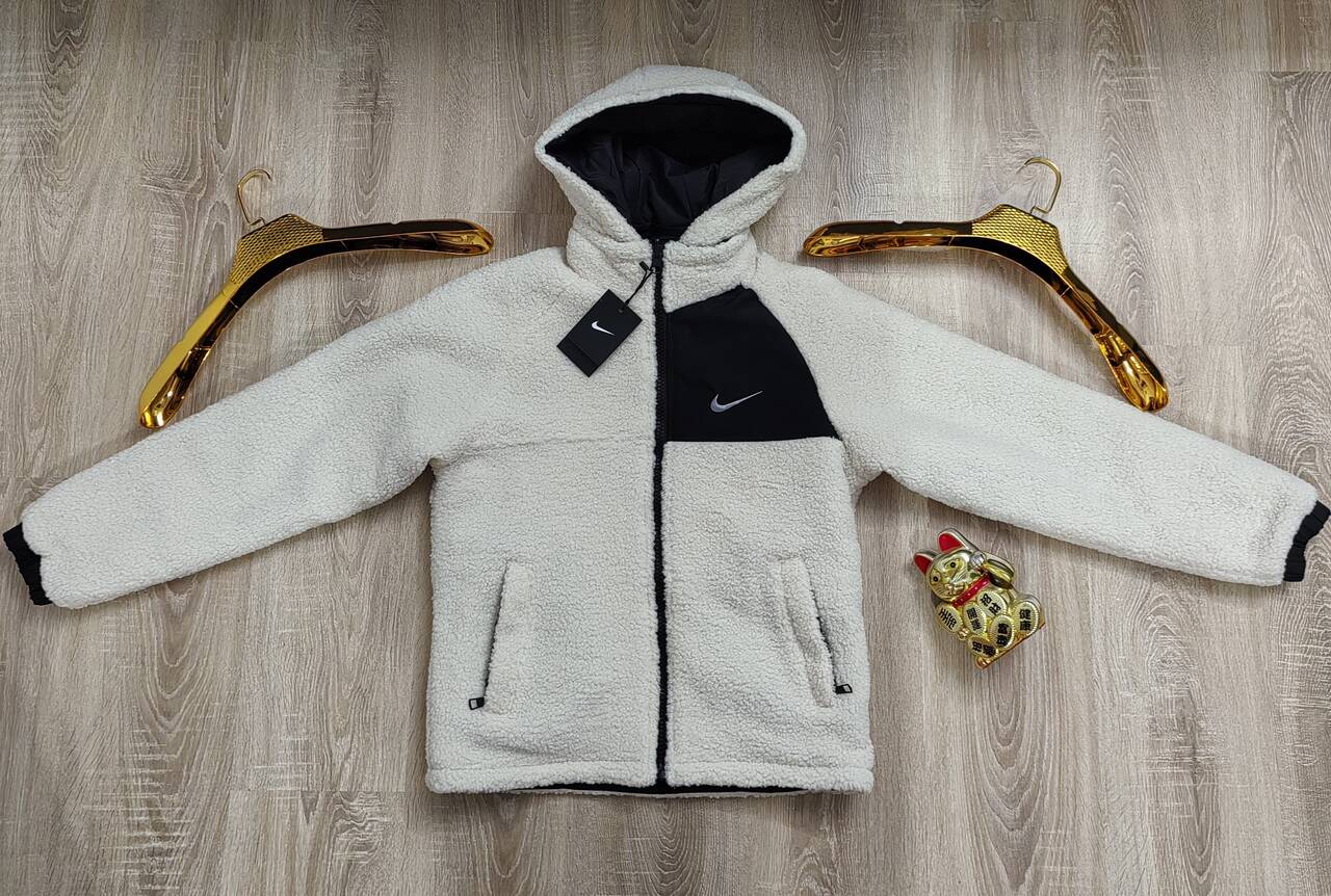 Двусторонняя демисезонная куртка "барашек"