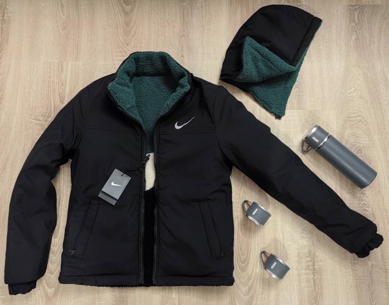 Двусторонняя демисезонная куртка "барашек" в Москве фото 7 Личные вещи Москва