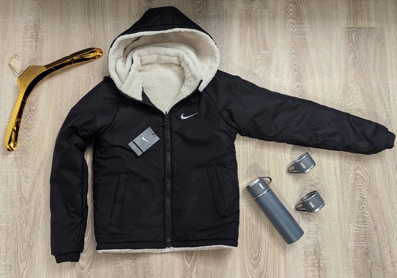 Двусторонняя демисезонная куртка "барашек" в Москве фото 4 Личные вещи Москва