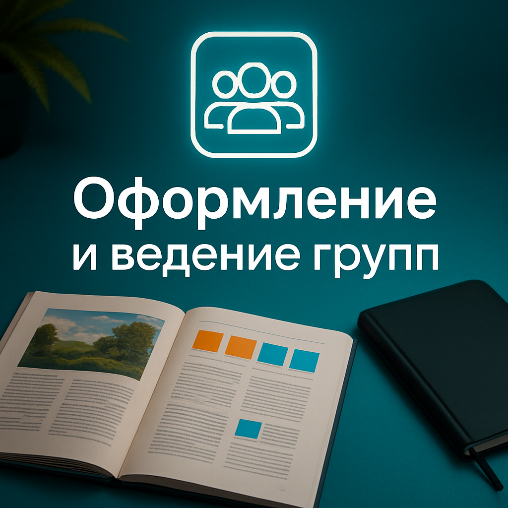 Ведение и оформление групп, написание статей, создание контента.