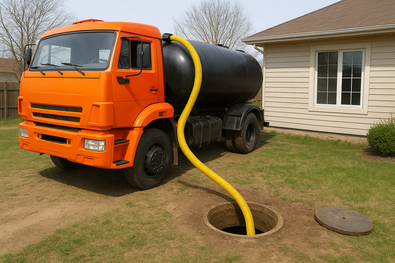Откачка септиков. Ассенизаторские услуги 24/7