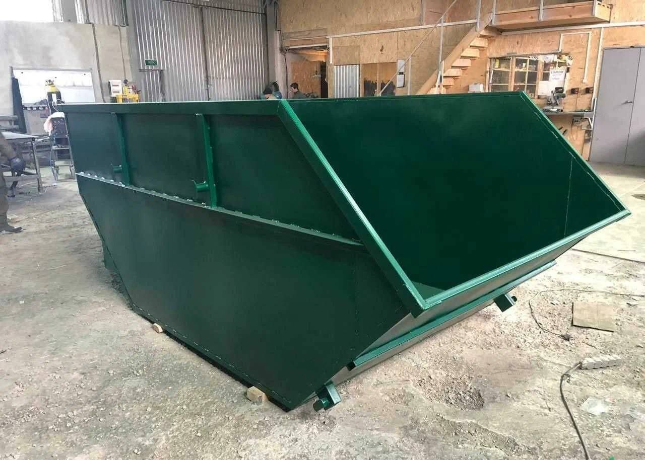 Вывоз мусора контейнером 8м3