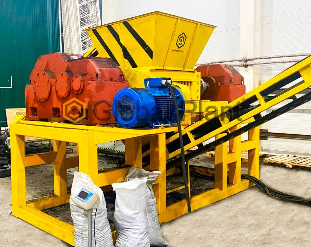 Измельчитель для изношенных шин Global Recycler 3000 в Екатеринбурге фото 2 Услуги Екатеринбург