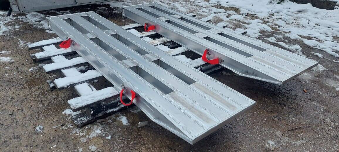 Аппарели алюминиевые для тяжелой техники Аппарели алюминиевые для тяжелой техники