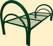 Кровати металлические со сварной сеткой дешево