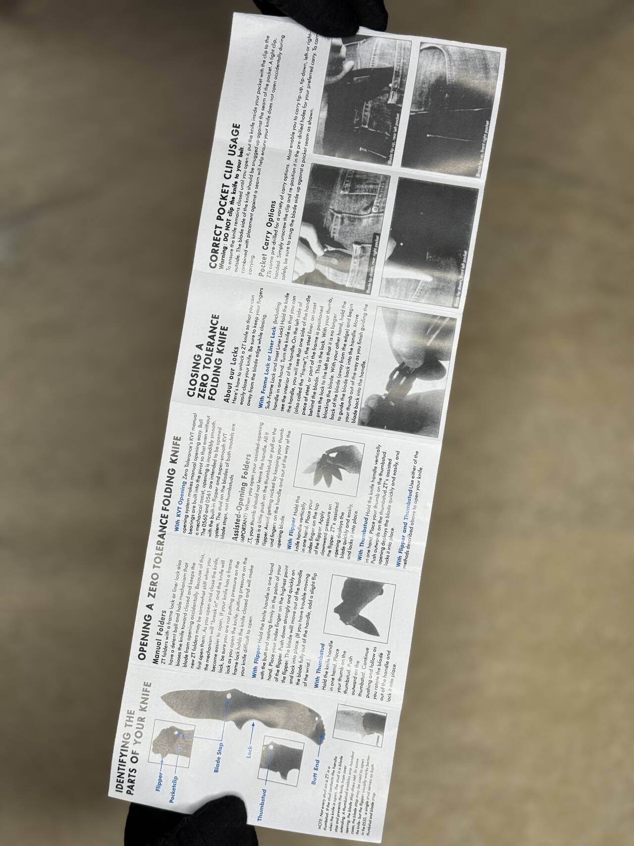 Нож складной ZT в Пензе фото 5 Увлечения и отдых Пенза