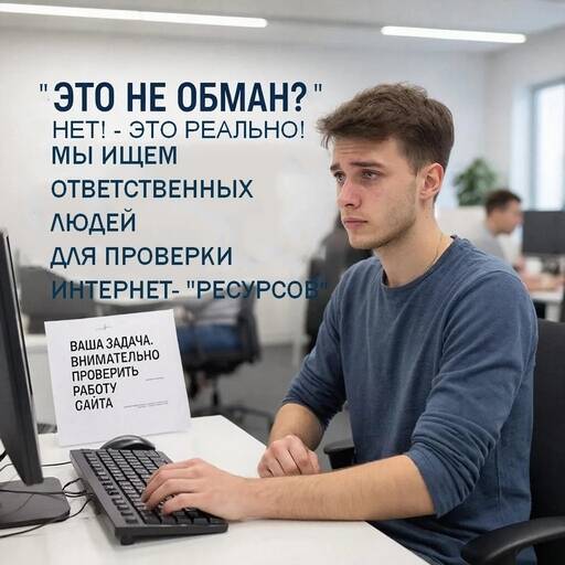 🔥 Проверяйте сайты и зарабатывайте 400–500 ₽ за задание! 💰 🔥 Проверяйте сайты и зарабатывайте 400–500 ₽ за задание! 💰