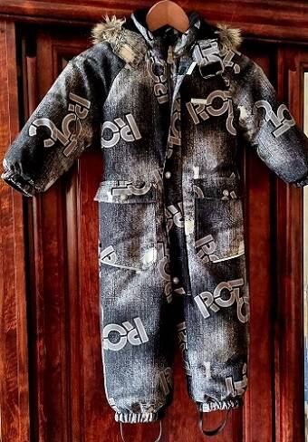 Светоотражающий утеплённый комбинезон для мальчиков KERRY , размер 92 ,Б/У . 