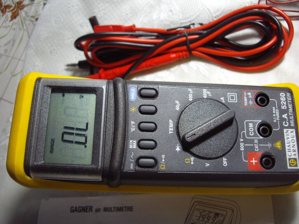 Мультиметр С.А 5260 CYAUVIN ARNOUХ Франция   в Челябинске фото 3 Бытовая электроника Челябинск