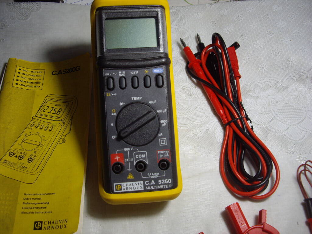Мультиметр С.А 5260 CYAUVIN ARNOUХ Франция   в Челябинске фото 4 Бытовая электроника Челябинск
