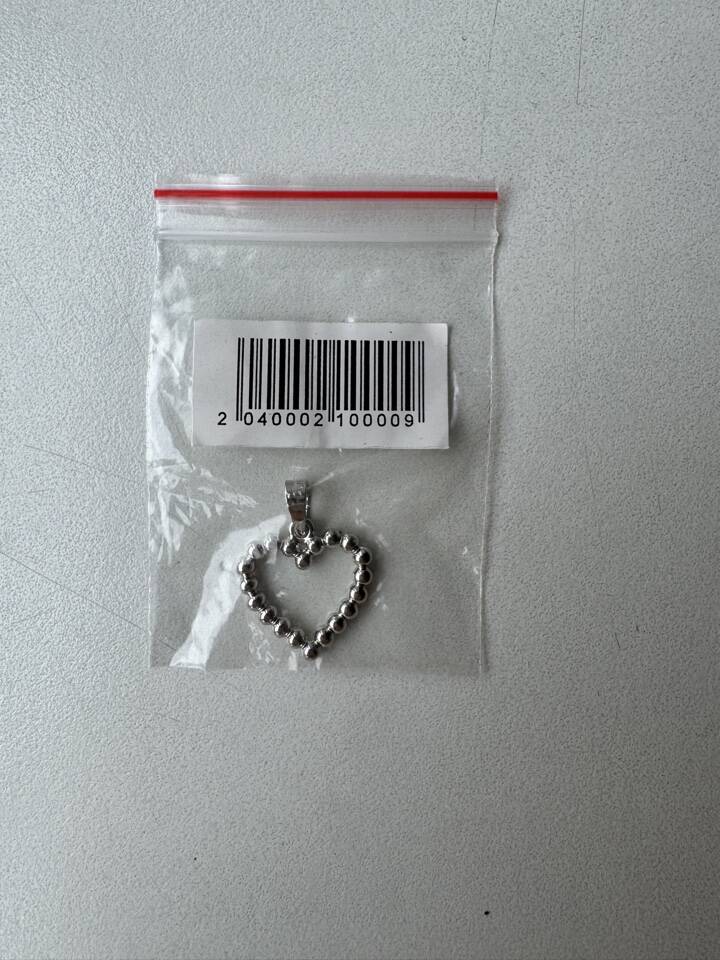 Кулон подвеска 585 Золотой сердце бисер бижутерия украшение украшения серебро серебристый серебряный в Москве фото 2 Личные вещи Москва