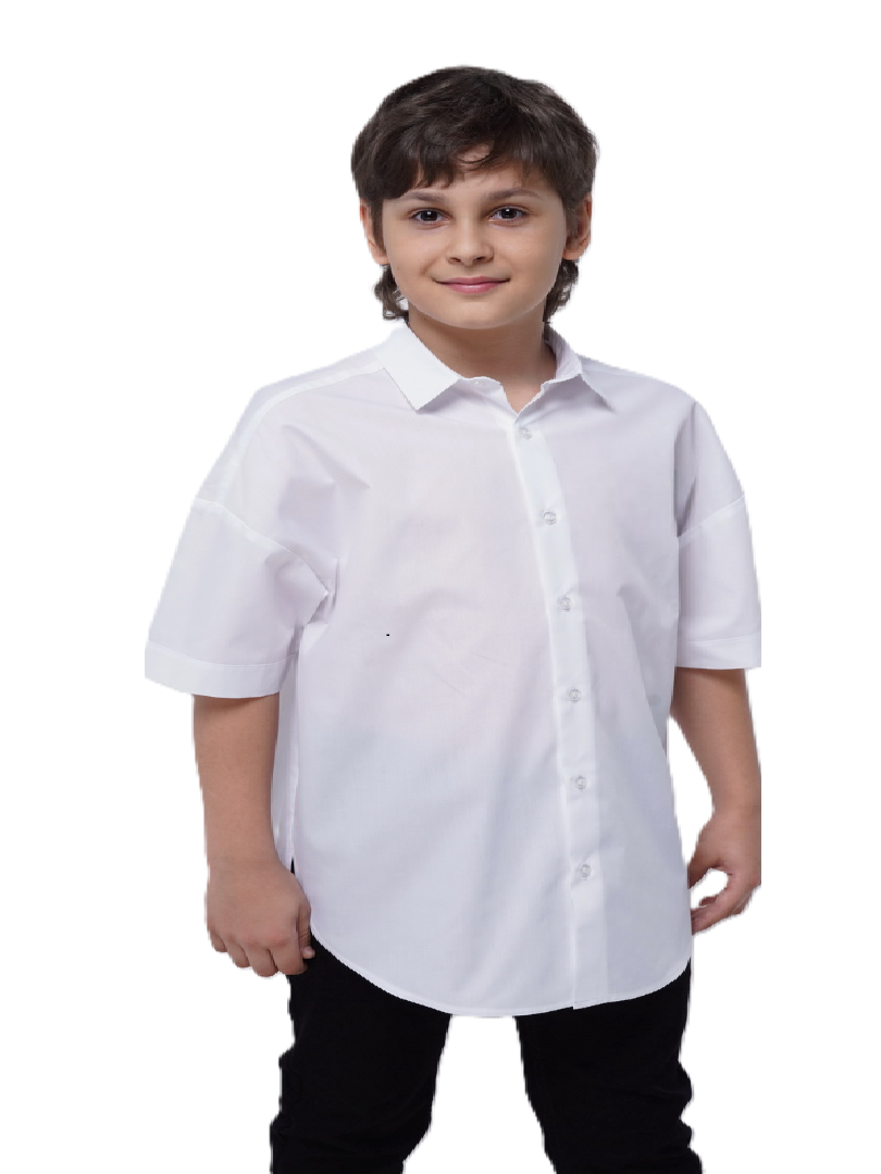 Рубашка с коротким рукавом для юношей и девушек Рубашка с коротким рукавом для юношей и девушек