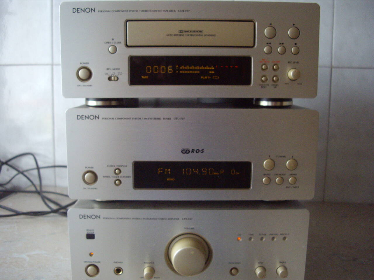 ⁣DENON муз центр F07    в Челябинске фото 7 Бытовая электроника Челябинск