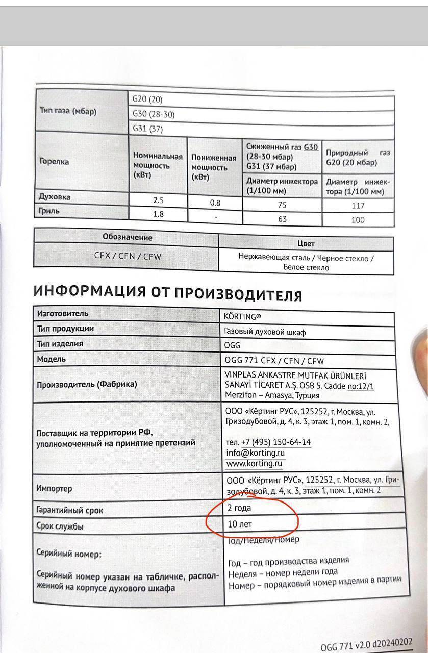 духовой шкаф газовый в Лесном Городке (Московская область) фото 6 Бытовая электроника Лесной Городок (Московская область)