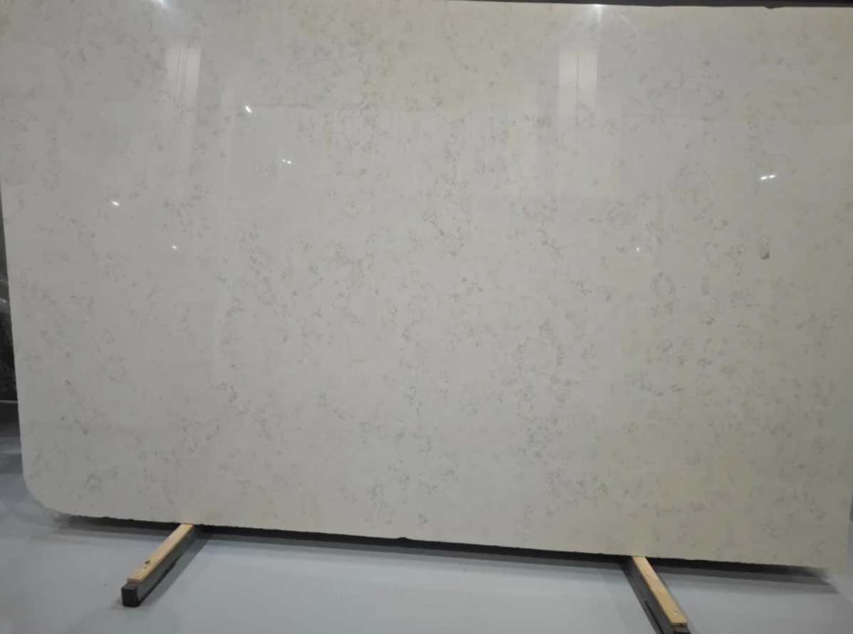 Слэб из Мрамора "BIANCO PERLINO" полированный, толщина 2 см